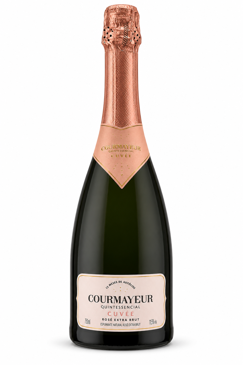 Espumante Courmayeur Quintessencial Cuvée Rosé Extra Brut  - Brasil