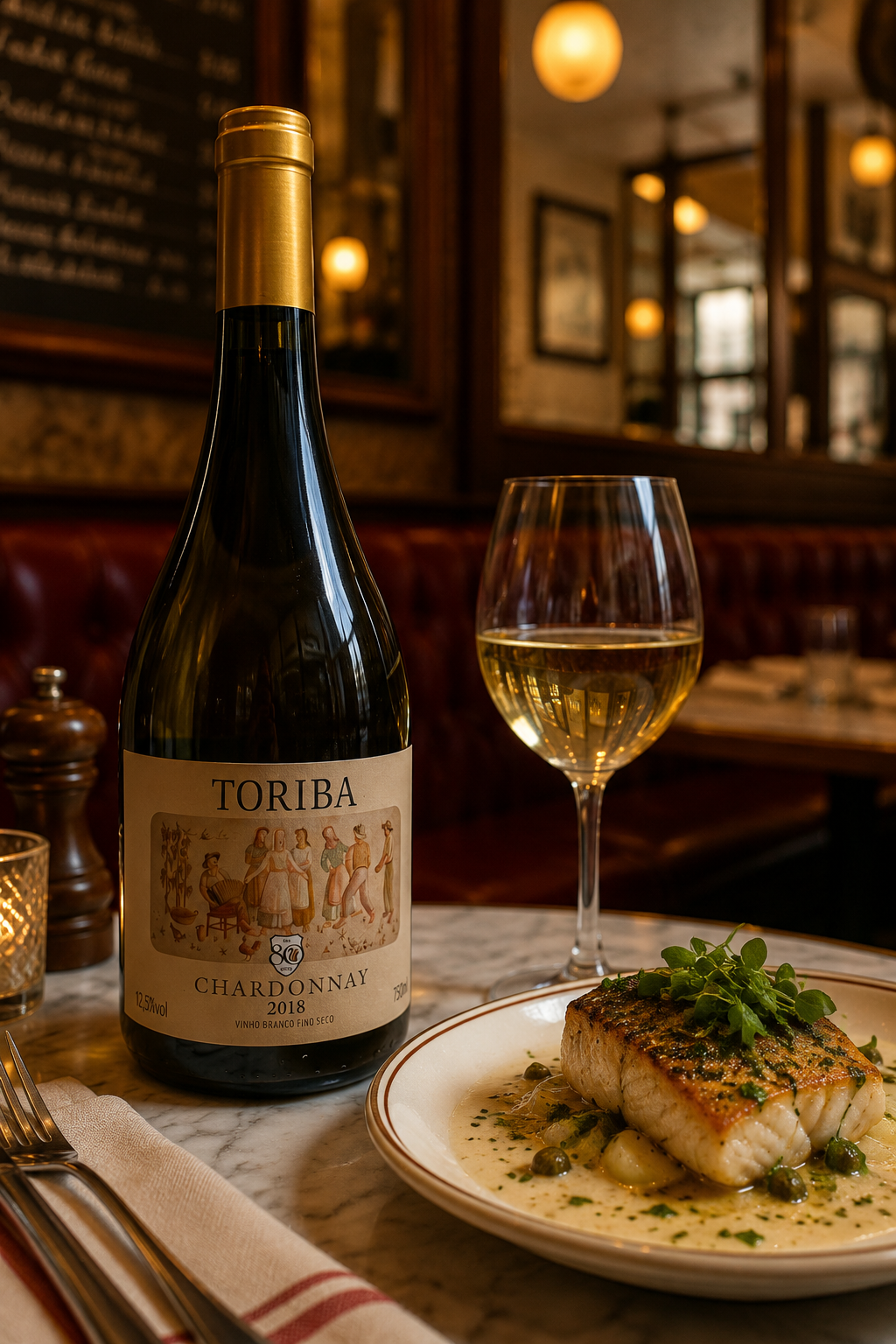 Vinho Branco Toriba Chardonnay 2018  - Brasil